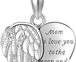 Mother&#39;s Day Gifts for Mom from Daughter Son, Guardian Angel Wings Heart... - $55.11