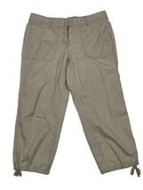 Ann Taylor Loft Women Size 4 (Measure 30x22) Beige Capri Outdoor Hiking Pants - £5.38 GBP