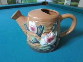 WATERING CAN VASE MAGNOLIA FLOWERS AROUND 5 X 9 1/2&quot;  * - £59.35 GBP