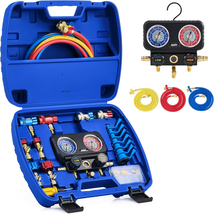 Orion Motor Tech AC Gauges, 3 Way Manifold Gauge Set for R1234Yf R134A R... - $3,291.78 MXN
