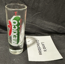 MEXICO The Amigo Country Shot Glass Sombrero Tequila Tall 4 inch Red Gre... - £10.92 GBP