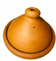 TAJINE Terracotta Unglazed  TAGINE Pottery Cooking Clay Pot 8 3/4&quot; BLADI - £30.75 GBP