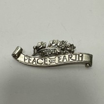 Vintage Danecraft Christmas Pin or Brooch Peace on Earth - £7.85 GBP
