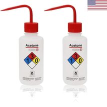 Chemical Information Labeled 500ml LDPE Wash Bottles, 2pcs - Multi-Use Set - $36.58