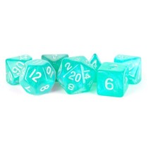FanRoll by MDG 7-Set Stardust Turquoise with Silver - £11.33 GBP