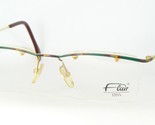 Flair Jet Set 736 419 MULTICOLOR EYEGLASSES HALF RIM TITAN GLASSES 54-20... - $197.94