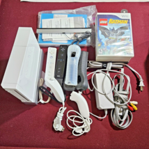 Nintendo Wii Video Game Console RVL-001 White 2 Controllers 2 Nunchucks ... - $70.08
