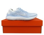 Nike Free RN Flyknit 2018 Running Shoes Womens Sz 6.5 Blue White NEW 942... - £80.15 GBP