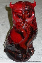 Royal Doulton Veined Flambe Owl Antique Collectible Figurine **ULTRA RARE** - $581.27