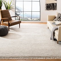 SAFAVIEH Casablanca Collection Area Rug - 8' x 10', Beige, Hand-Knotted Wool Tas - £754.63 GBP