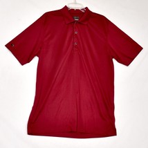 Greg Norman Men&#39;s Golf Polo Shirt Play Dry Burgundy Golfing Size Large - $21.88