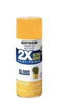 Rust-Oleum American Accents 2X Ultra Cover Spray Paint, Gloss Golden Sunset - £9.34 GBP