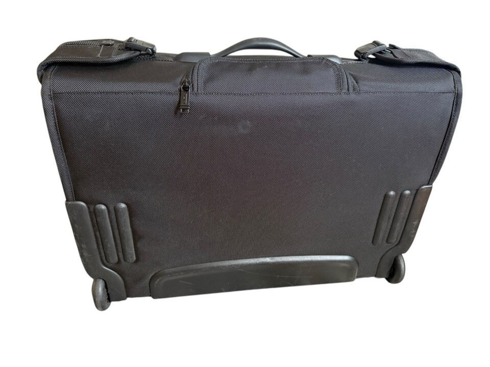 TUMI Alpha 22” Rolling Garment Bag Travel Luggage 22033DH Black Ballistic Nylon Item image 8