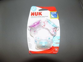 Nuk Orthodontic Glows in The Dark Pacifiers 6 - 18m 3-Pack NEW - £14.25 GBP