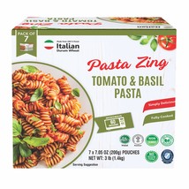 Pasta Zing Tomato &amp; Basil Pasta, Pack of 7, 7.05 Ounce,100% Italian Duru... - $257.06 MXN