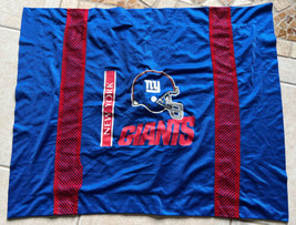 Vintage New York Giants Pillow Sham Case 30”x 25” By Sport Coverage - $17.95