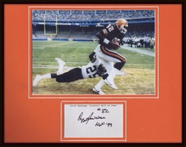 Ozzie Newsome Signed Framed 11x14 Photo Display Browns Alabama HOF Inscription - £51.43 GBP