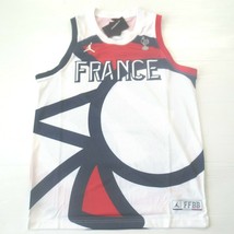 Nike Men Air Jordan France Ffbb Tank Shirt - CT2187 - White 100 - Size L - Nwt - £54.75 GBP