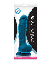 Colours Dual Density 8&quot; Dildo - Blue - $49.21