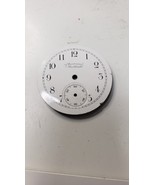 Vintage 1900&#39;s American Waltham Porcelain Watch Black White Dial w/ subd... - $39.50 CAD
