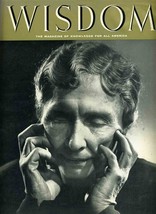 Wisdom: The Magazine of Knowledge for All America: November 1956 Helen Keller - £14.05 GBP
