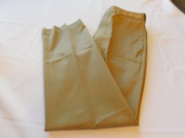 Perry Ellis Portfolio Men&#39;s Long Pants Slacks 32 X 30 Khaki Flat Front GUC - £14.22 GBP