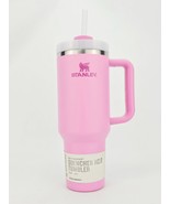 Stanley Flowstate Quencher H2.0 Tumbler Stainless Steel 40 oz Peony Pink Straw - $49.95