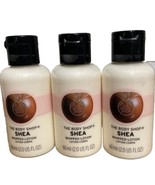 Pack Of 3~The Body Shop SHEA Whipped Lotion 2oz per Bottle Travel Purse ... - $15.79