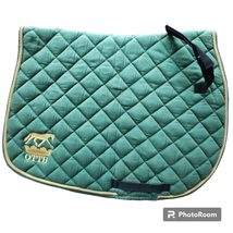 OTTB Green All Purpose Saddle Pad and Set of 4 OTTB Polos USED - £22.97 GBP