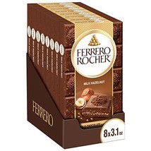 Ferrero Rocher Premium Chocolate Bars, Milk Chocolate Holiday Chocolate,... - £30.48 GBP