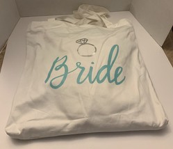 wedding accessories bride picture frame and stickers tote bag - $25.00