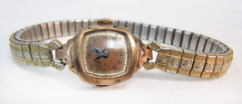 Vintage Bulova 14K Yellow Gold Filled 17 Jewel Ladies Watch - Runs Fine - £77.67 GBP