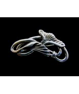 Womens Vintage Estate Sterling Silver Floral Brooch 11.9g E1535 - €38,80 EUR