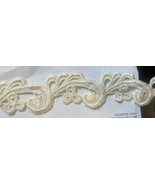 Ivory  Bridal  Venise Venice scalloped  Lace Trim 2&quot;per yard - $7.69