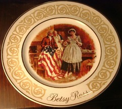 1973 Avon Betsy Ross By Enoch Wedgwood Decorative Vintage Plate - £3.19 GBP