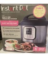 Instant Pot Duo 6 Qt 7-in-1 Electric Pressure Cooker — Open Box, New In Box - $69.25