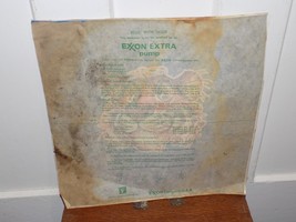 Vintage Exxon Extra Pump Blue With Tiger Decal NOS For Fuel Pumps - $39.60