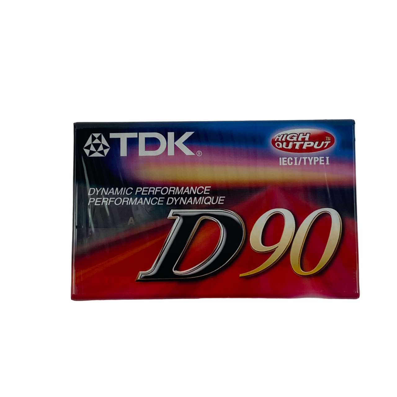 TDK D90 Audio Cassette Tapes 90 Minutes High Output NEW - $3.95
