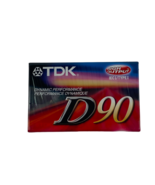 TDK D90 Audio Cassette Tapes 90 Minutes High Output NEW - $74.63 MXN