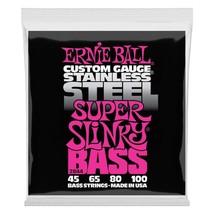 Ernie Ball Custom Gauge Stainless Steel Hybrid Slinky Bass String Set 45,65,85.. - £16.01 GBP
