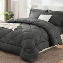 Cozylux King Bed In A Bag 7-Piece Comforter Set With Comforter, Pillow S... - $64.95