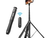 51&quot; Selfie Stick Tripod, All In One Extendable Phone Tripod Stand With B... - £45.60 GBP