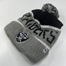‘47 NWT NFL team headwear raiders gray winter knit toque cap beanie C1 - £13.21 GBP