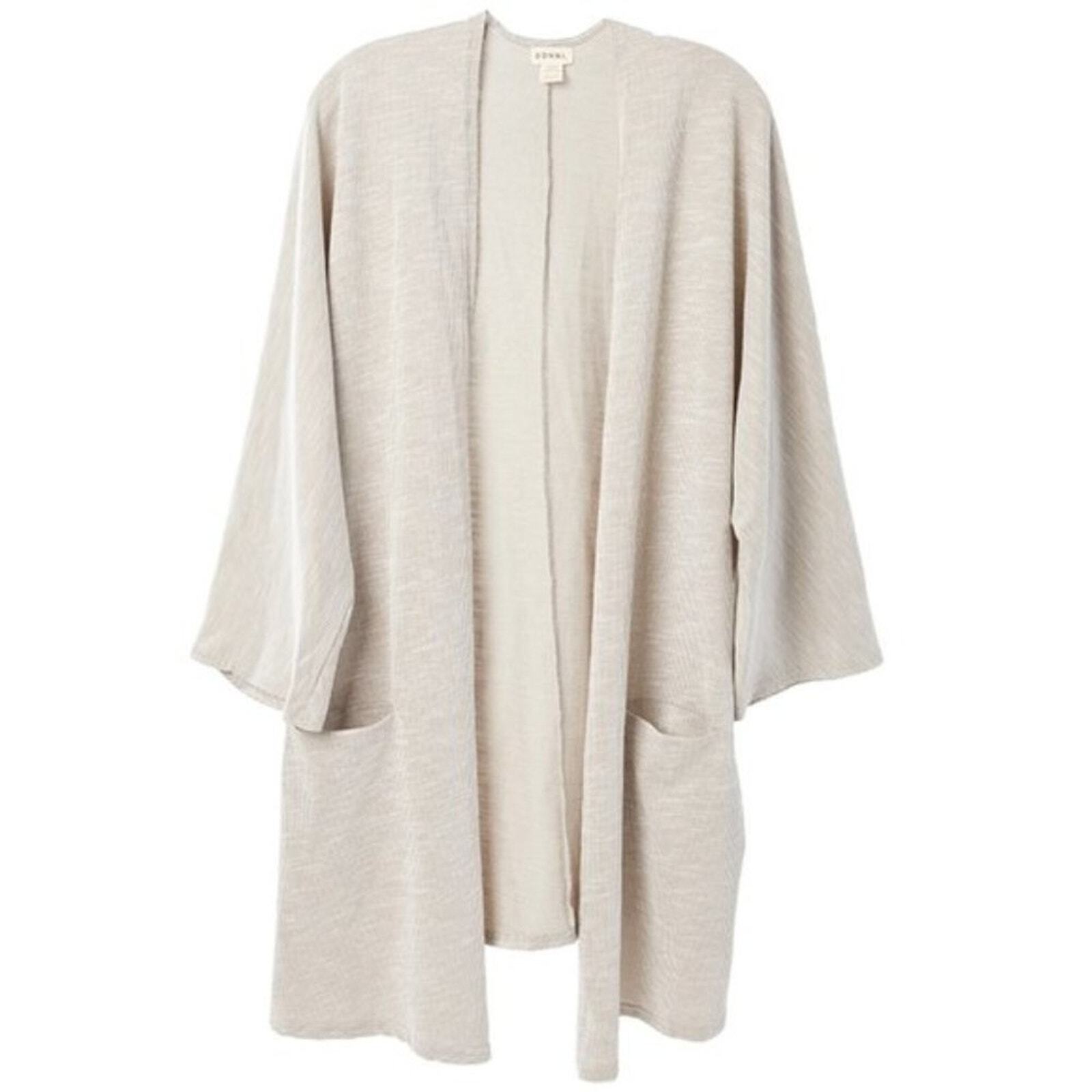 Donni Ribbed Sweater Sandwash Cardigan One Size OS NWT Item image 5