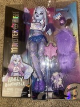 New Minor Dent PACKAGE- Monster High Abbey Bominable - 2023 (G3, 3rd Generation) - £29.89 GBP