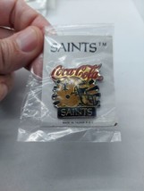 NFL New Orleans Saints Coca Cola Helmet Pin - $9.89