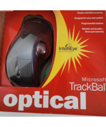 Microsoft Trackball Optical Mouse D67-00001 USB ps/2 Compatible IntelliE... - £78.59 GBP