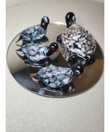 Vintage Tiny Murano Glass Tortoises 1950s/60s - $43.95