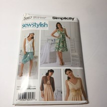 Simplicity 3867 Size 6-14 Misses' Dress Top City Shorts Jacket Bag - £10.27 GBP