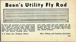 1948 Print Ad L.L. Bean&#39;s Utility Fly Rods Freeport,Maine - £7.37 GBP